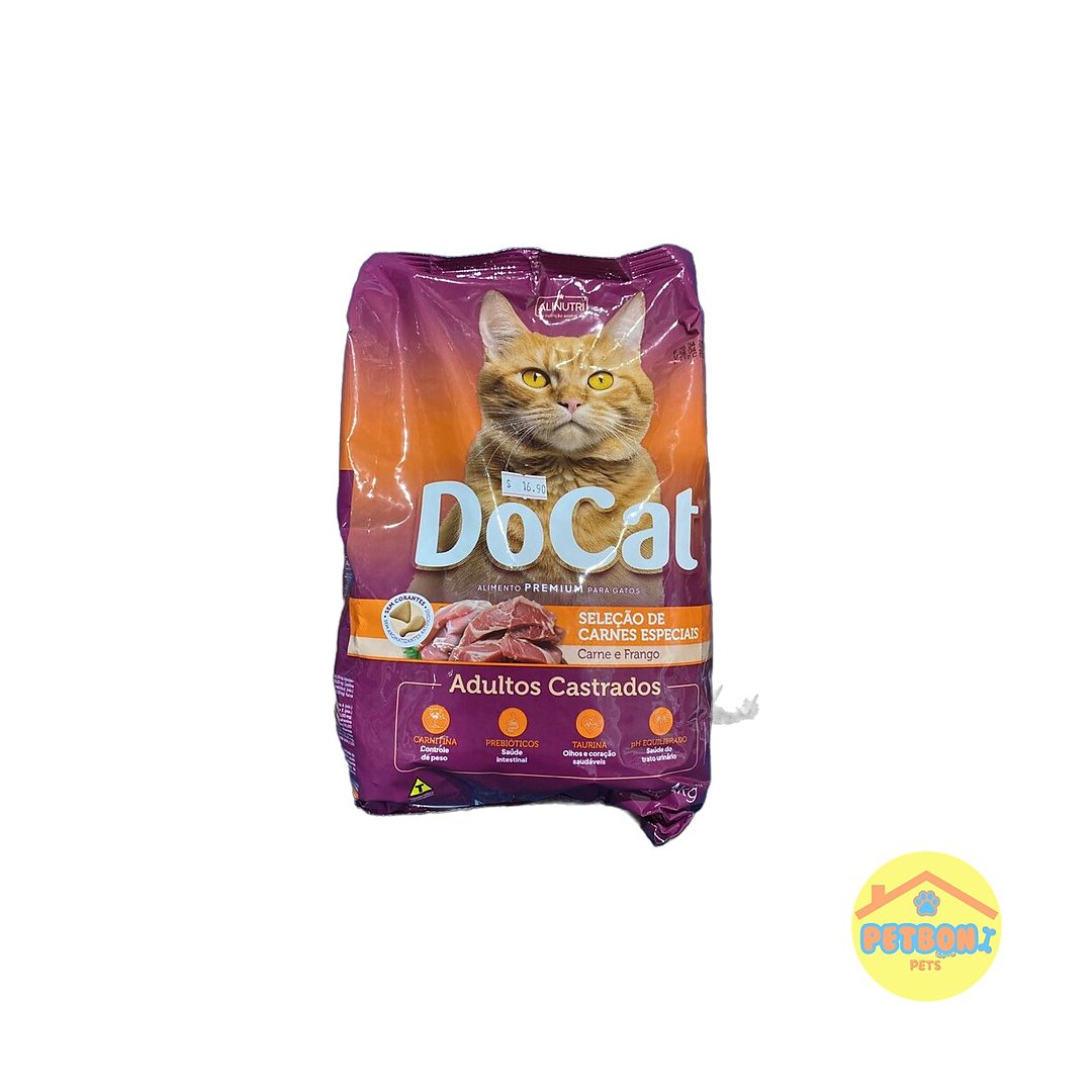 DoCat Premium Gatos Adultos - Sabores do Mar 10,1 kg