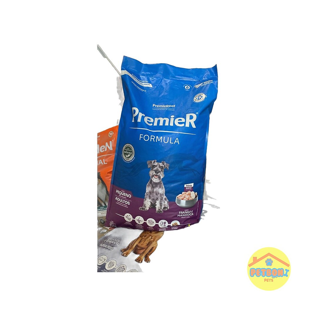 Premier Fórmula Cães Adultos Porte Pequeno - Frango 15 kg
