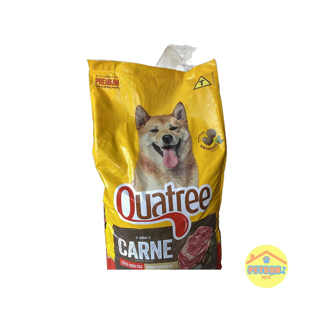 Quatree Carne Cães Adultos Todas as Raças 15 kg